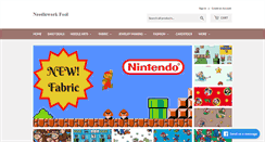 Desktop Screenshot of needleworkfool.com